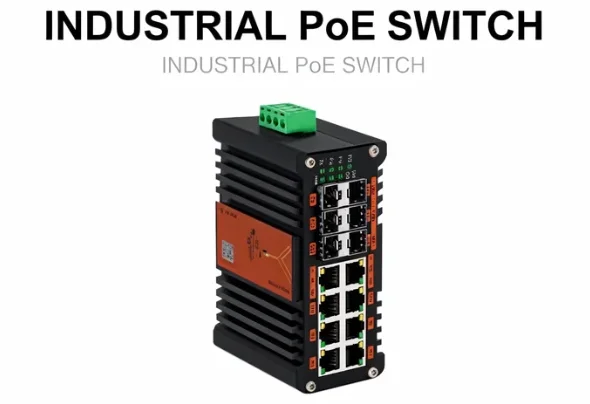 Sfp+ 10G Managed Switch 8 Port - 産業用L2+マネージドPoEスイッチ、8ポート10G SFP+、4ポートギガビットSFP、802.3at規格、240W、IPカメラネットワーク用